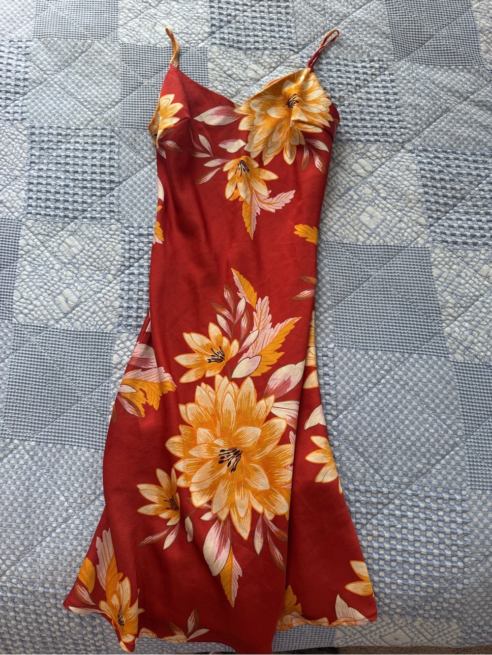 Forever 21 Floral Midi Slip Dress